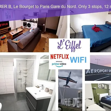 Apartment L'eiffel - Self Checking, 20min From Paris Drancy